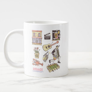 FRIENDS™   Cartoon Icons Graphic Giant Coffee Mug