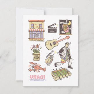 FRIENDS™ | Cartoon Icons Graphic Note Card