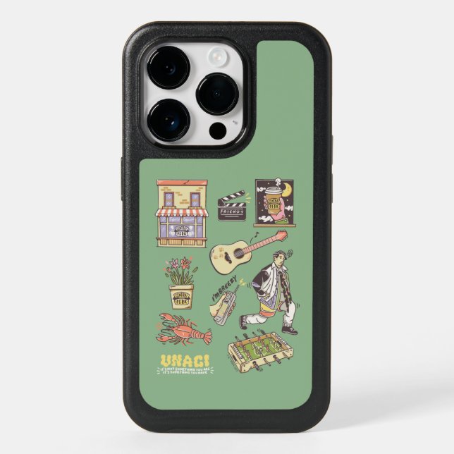 FRIENDS™ | Cartoon Icons Graphic Otterbox iPhone Case (Back)