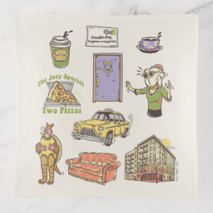 FRIENDS™   Cartoon Icons Graphic Trinket Tray