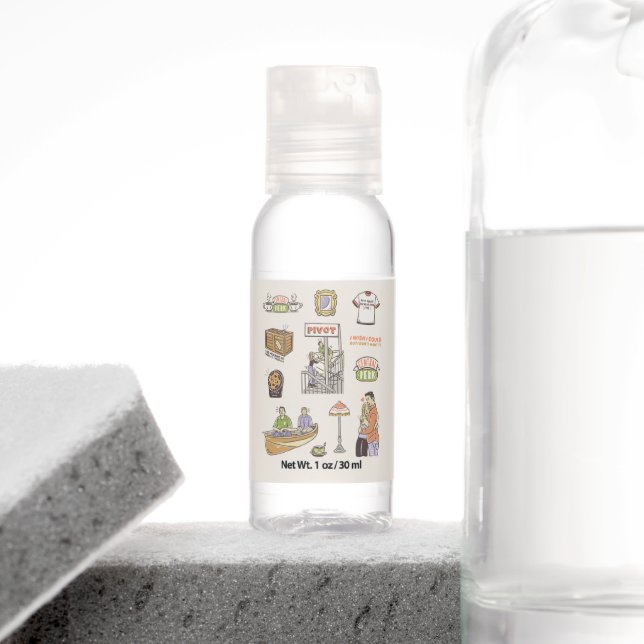 FRIENDS™ | Cartoon Icons Hand Sanitizer (Insitu)