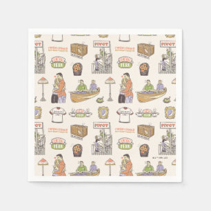 FRIENDS™   Cartoon Icons Napkins