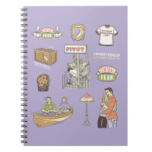 FRIENDS™   Cartoon Icons Notebook