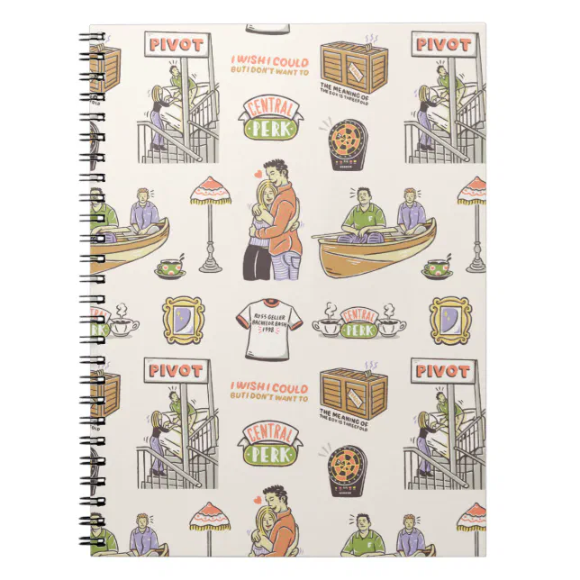 FRIENDS™ | Cartoon Icons Notebook | Zazzle