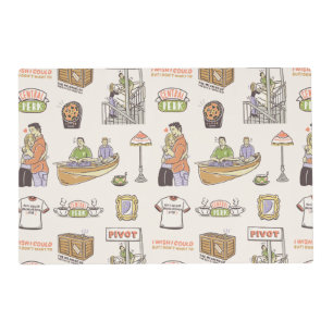 FRIENDS™   Cartoon Icons Placemat