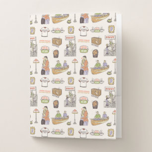 FRIENDS™   Cartoon Icons Pocket Folder
