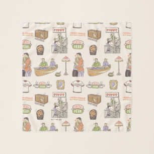 FRIENDS™   Cartoon Icons Scarf