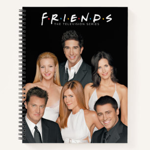 FRIENDS™   Cast in Formal Wear Closeup Notebook