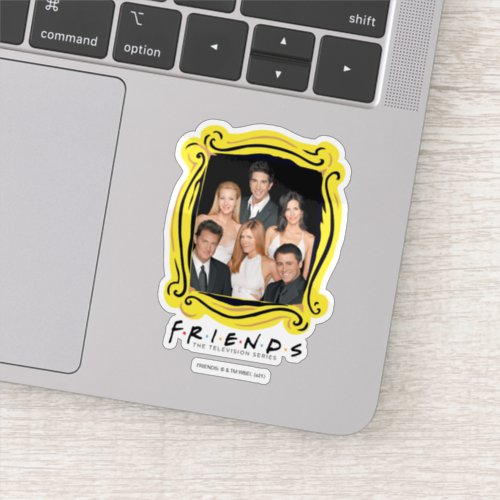 FRIENDS  Cast in Formal Wear Closeup Sticker