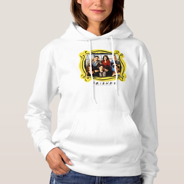 FRIENDS™ | Cast Sitting in Monica's Apartment Hoodie (Front)
