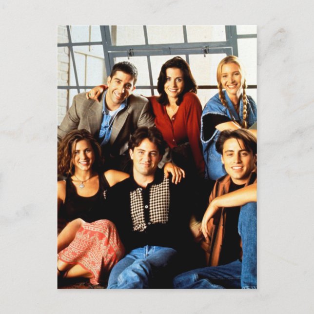 FRIENDS™ | Cast Sitting in Monica's Apartment Invitation Postcard (Front)