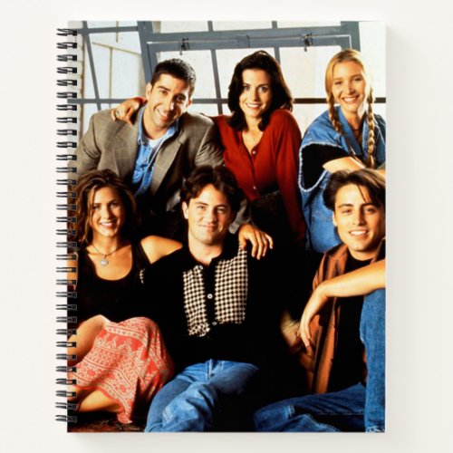 FRIENDS  Cast Sitting in Monicas Apartment Notebook