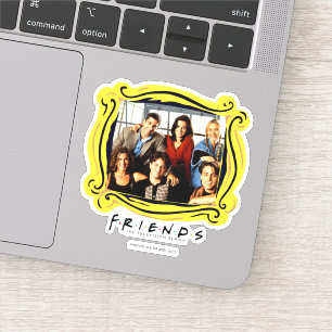 FRIENDS™   Cast Sitting in Monica's Apartment Sticker