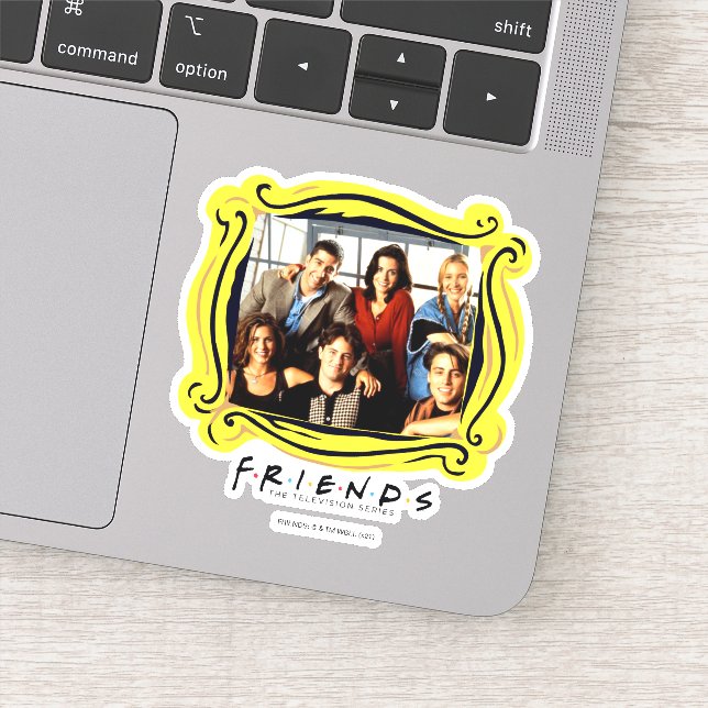FRIENDS™ | Cast Sitting in Monica's Apartment Sticker (Detail)
