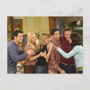 FRIENDS™ Cast Thanksgiving Group Hug Invitation Postcard