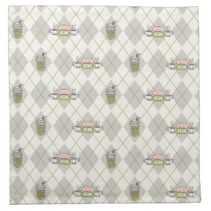 FRIENDS™ Central Perk Argyle Pattern Cloth Napkin