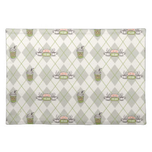 FRIENDS™ Central Perk Argyle Pattern Cloth Placemat