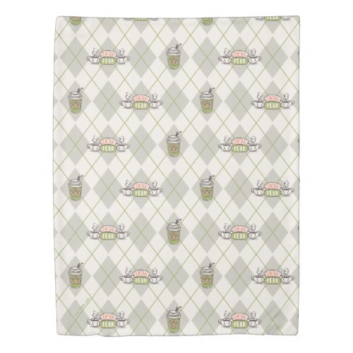 FRIENDS   Central Perk Argyle Pattern Duvet Cover