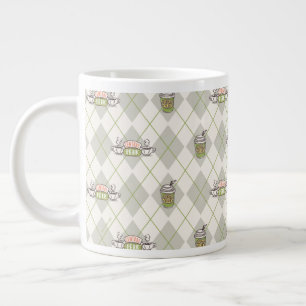 FRIENDS™ Central Perk Argyle Pattern Giant Coffee Mug