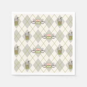 FRIENDS™ Central Perk Argyle Pattern Napkins