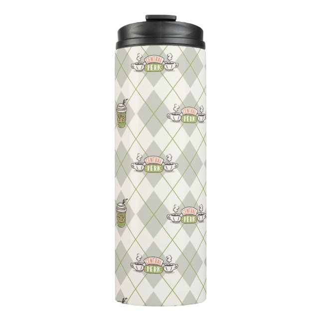 FRIENDS™  | Central Perk Argyle Pattern Thermal Tumbler (Front)