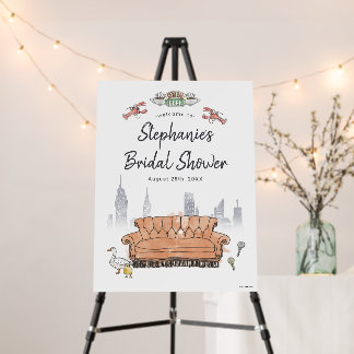 FRIENDS™ | Central Perk Bridal Shower Welcome Foam Board