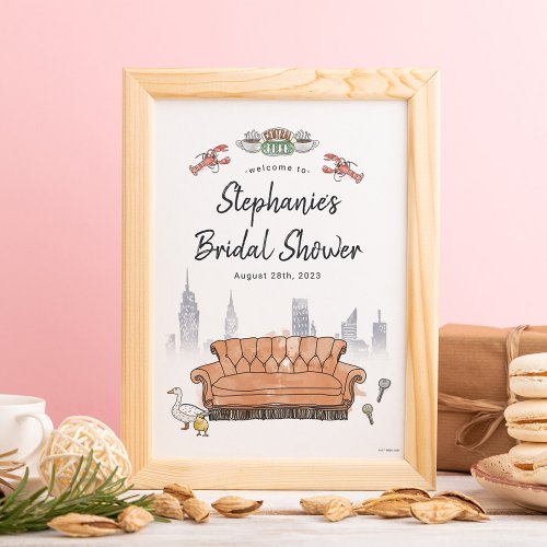 FRIENDS  Central Perk Bridal Shower Welcome Poster