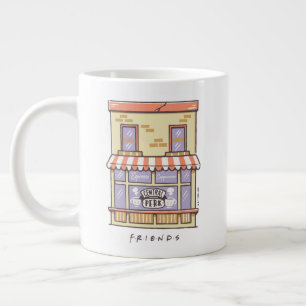 FRIENDS™   Central Perk Cartoon Coffee Shop Giant Coffee Mug