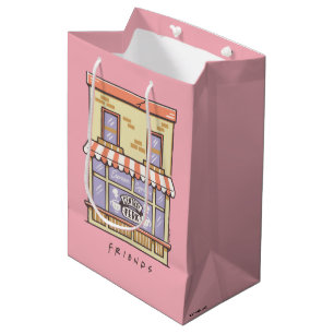 FRIENDS™   Central Perk Cartoon Coffee Shop Medium Gift Bag