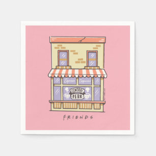 FRIENDS™   Central Perk Cartoon Coffee Shop Napkins