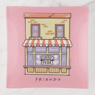 FRIENDS™ Central Perk Cartoon Coffee Shop Trinket Tray