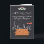 FRIENDS™ | Central Perk Chalkboard Birthday Card<br><div class="desc">Celebrate your birthday with this FRIENDS™-themed card,  featuring a chalkboard design inspired by Central Perk. This customizable card allows you to add a personal message,  making it a perfect choice for fans of the iconic TV show.</div>