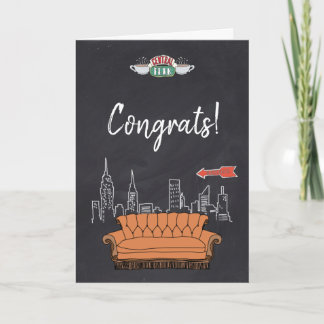 FRIENDS™ | Central Perk Chalkboard Congratulations Card