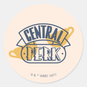 FRIENDS™ Central Perk Classic Round Sticker
