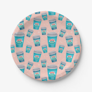 FRIENDS™   Central Perk Coffee Cup Pattern Paper Plates