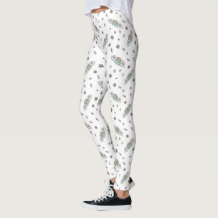 FRIENDS™   Central Perk Coffee Watercolor Pattern Leggings
