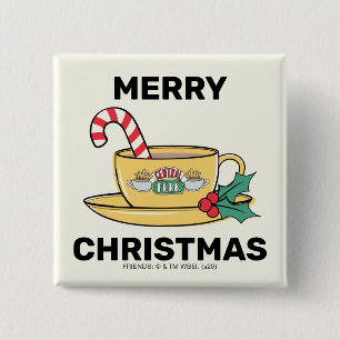 FRIENDS™ Central Perk Holiday Mug Button