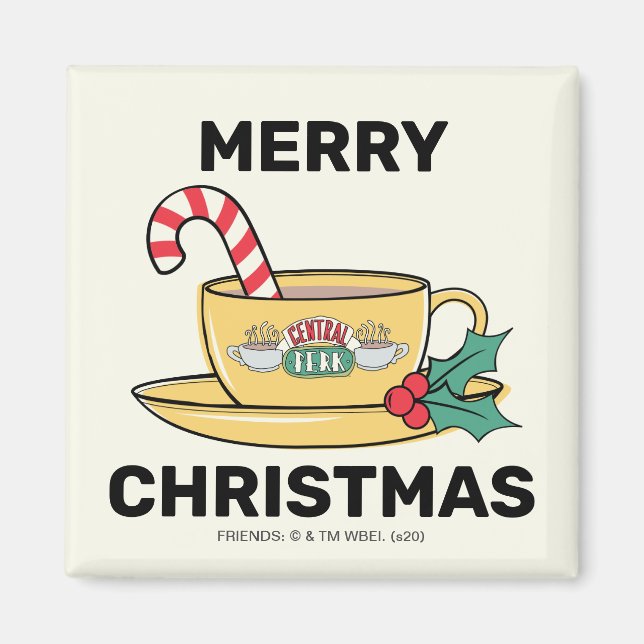 FRIENDS™ | Central Perk Holiday Mug Magnet (Front)