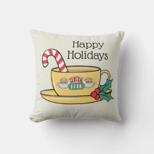 FRIENDS™ Central Perk Holiday Mug Throw Pillow