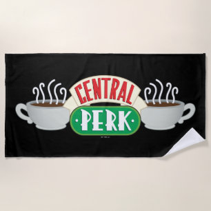 FRIENDS™ Central Perk Logo Beach Towel