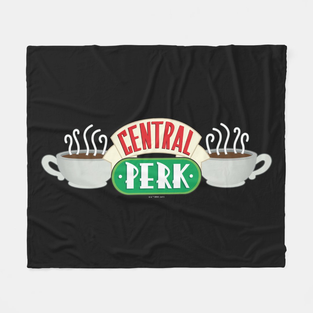 Silver Buffalo Caneca De Cerâmica Preta FRIENDS Central Perk Grande Para Café, Sopa, 680 G