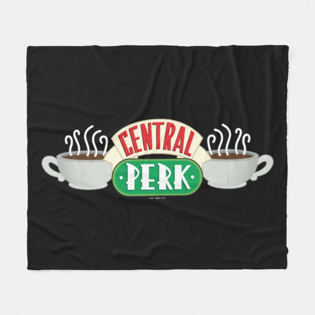 FRIENDS™ | Central Perk Logo Fleece Blanket (Front (Horizontal))