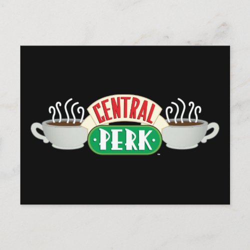 FRIENDS  Central Perk Logo Invitation Postcard