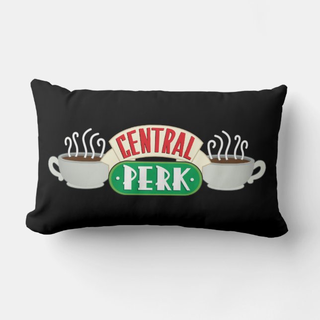 FRIENDS™ | Central Perk Logo Lumbar Pillow (Front)