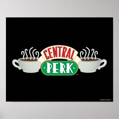 FRIENDS  Central Perk Logo Poster