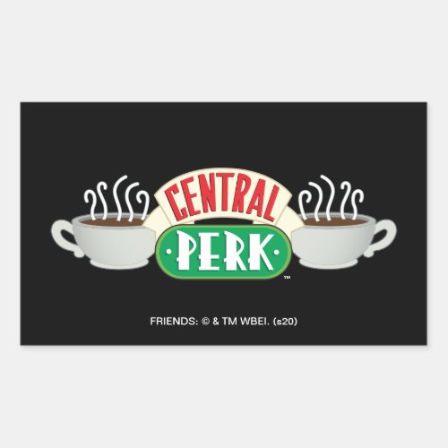 FRIENDSâ  Central Perk Logo Rectangular Sticker