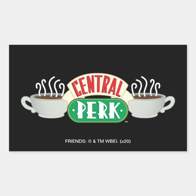 Central Perk Logo Rectangular Sticker 