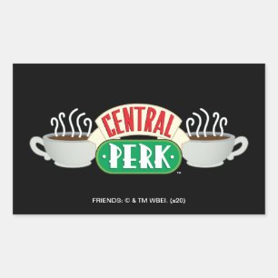FRIENDS™ Central Perk Logo Rectangular Sticker