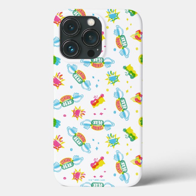 FRIENDS™ | Central Perk Neon Pattern Case-Mate iPhone Case (Back)