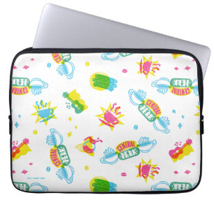 FRIENDS™   Central Perk Neon Pattern Laptop Sleeve